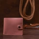 Гаманець Shvigel leather-16446 Рожевий - зображення 6