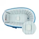 Надувная ванночка Levand Intime Baby Bath Tub, Голубая + Насос - изображение 12