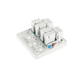 Розетка RJ-45 2-порта кат.5Е UTP LP-114 - изображение 3