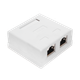 Розетка RJ-45 2-порта кат.5Е FTP LP-214 - изображение 2