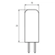 Лампочка Eurolamp G4 (LED-G4-0227(220)) - зображення 3