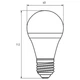 Лампочка Eurolamp E27 (MLP-LED-A60-10272(E)) - зображення 3