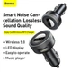 Автомобільний ФМ Модулятор Трансмітер Baseus Enjoy Car Wireless MP3 Charger (Wireless 5.0+5V/3.4A) Black ( CCLH-01 ) - зображення 9