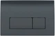 Панель смыва GEBERIT Delta 50 черный глянец RAL 9005 115.119.DW.1 Square - изображение 1
