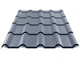 Металлочерепица АФИНА KLEVERSTEEL 1185/1085 мм 0,45 мм RAL 7024 Графит - изображение 1