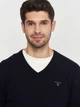 Пуловер GANT Extrafine Lambswool V-Neck 8010520 Marine 2XL - изображение 5