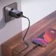 Зарядне мережеве BOROFONE BN1 Innovative (1USB 2.1A) Lightning Чорний - изображение 2