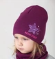 Шапка детская Arctic ОГ 48-52 см демисезонная для девочки 016-Mini Star фиолетовый - изображение 2