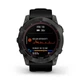 Смарт-часы Garmin Fenix 7X Sapphire Solar Carbon Gray DLC Titanium with Black Band (010-02541-10); 1.2" (240x240) MIP / 32 ГБ встроенной / Bluetooth / Wi-Fi, GPS, GLONASS, Galileo, NFC / до 14 дней / 10 ATM / 42 х 42 х 14.1 мм, 58 г / черный - изображение 2