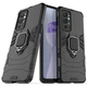 Чехол с подставкой Deexe Hybrid Case для OnePlus 9RT - Black - изображение 1