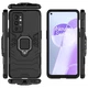 Чехол с подставкой Deexe Hybrid Case для OnePlus 9RT - Black - изображение 4