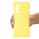 Силиконовый (TPU) чехол Deexe Silicone Case для OnePlus 9RT - Yellow - изображение 6