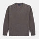 Пуловер GANT Extrafine Lambswool V-Neck 8010520-294 Hazenut Dark Melange 2XL - изображение 1
