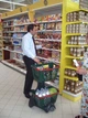 Покупательская корзина c ручкой, 33 литра, Италия, Tyko цвет Зеленый - изображение 4