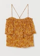 Блуза H&M 40 Коричневий 0755851_01 - зображення 1