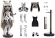 Лялька Rainbow High Shadow Series 1 Luna Madison Grayscale - Рейнбоу Хай Шедоу Луна Медісон - Зима (583530) - Школа Тіні - зображення 4