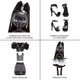 Кукла Rainbow High Shadow Series 1 Shanelle Onyx Grayscale - Кукла Рейнбоу Шедоу Хай Шанель Оникс (583554) - Школа Тени - изображение 9
