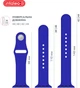 Ремінець Intaleo Silicone для Apple Watch 42/44 mm Blue (1283126494369) - зображення 5