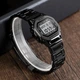 Спортивные часы женские SKMEI SINGAPORE влагозащита 3АТМ 1433 Black - изображение 5