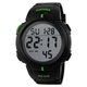 Спортивний годинник чоловічий SKMEI вологозахист 5атм 1068 Black/Green - зображення 1