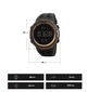 Спортивные часы мужские SKMEI влагозащита 5атм 1251 Brown/Gold - изображение 7