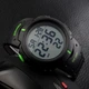 Спортивний годинник чоловічий SKMEI вологозахист 5атм 1068 Black/Green - зображення 4