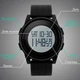 Спортивные часы мужские SKMEI ULTRA влагозащита 5атм 1206 Black/White - изображение 9