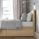 Ліжко з 4 ящиками IKEA MALM 180x200 см Leirsund шпон біленого дуба (191.754.29) - зображення 5