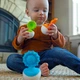 Прорезыватель-неваляшка Fat Brain Toys dimpl wobl оранжевый (F2172ML) - изображение 4