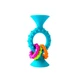 Прорезыватель-погремушка на присосках Fat Brain Toys pipSquigz Loops бирюзовый (FA166-1) - изображение 2