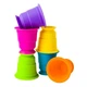 Тактильная игрушка Fat Brain Toys Suction Kupz Мягкие чашки 6 штук (FA183-1) - изображение 1