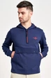 Синя толстовка-анорак Aeronautica Militare 4874 L - изображение 1