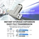 Флешка-накопитель Microdrive 512GB 2в1 для iPhone, ПК - изображение 7