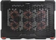 Подставка для ноутбука до 17" Crown CMLS-402 Black LED-подсветка Red вентиляторы 6шт (70x15mm) - изображение 2