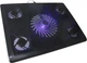 Подставка для ноутбука до 17" Crown CMLC-205T Black/Blue 1х140 мм 4x70мм - изображение 1
