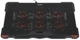 Подставка для ноутбука до 17" Crown CMLS-402 Black LED-подсветка Red вентиляторы 6шт (70x15mm) - изображение 7