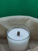 Ароматизированная эко-свеча соевая Aroma Boutique изготовлена вручную Дыня с деревянным гнетом - изображение 2