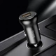 Автомобильное зарядное устройство Hoco NZ5 30W + QC3.0 (быстрая зарядка, USB + Type-C, в прикуриватель) - Черный - изображение 6