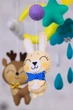 Детский музыкальный мобиль на кроватку для младенцев WooolyWool «Солнечные сны» с 35 мелодиями (М019) - изображение 3