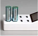 Акумулятор літій-іонний Quantum USB Li-ion AA 1.5 V, 1100 mAh plastic case 2шт - зображення 2