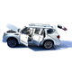 Игрушечная машинка металлическая Nissan Patrol (Ниссан) «Автопром», белая, батар., свет, звук, откр.двери, от 3 лет, 22*9*8, (7573) - изображение 5