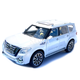 Игрушечная машинка металлическая Nissan Patrol (Ниссан) «Автопром», белая, батар., свет, звук, откр.двери, от 3 лет, 22*9*8, (7573) - изображение 6