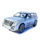 Игрушечная машинка металлическая Nissan Patrol (Ниссан) «Автопром», серебро, батар., свет, звук, откр.двери, от 3 лет, 22*9*8, (7573) - изображение 3