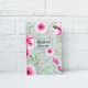 Блокнот А6 с белыми листами Profi Abstract flowers green 96 страниц арт. 902491 - изображение 1
