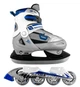 Коньки раздвижные + ролики MAXCITY ENIGMA COMBO boy размер 34-37 - изображение 1