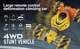 Машинка перевртыш Blitz 1611 с гироскопическим управлением, музыкой, световыми эффектами Оранжевая - изображение 5