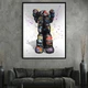 Картина Холстович KAWS №1 30x40 см. Картина для офиса, гостиной, спальни, интерьера - изображение 2