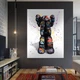 Картина Холстович KAWS №1 30x40 см. Картина для офиса, гостиной, спальни, интерьера - изображение 4
