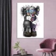 Картина Холстович KAWS №3 75x100 см. Картина для офиса, гостиной, спальни, интерьера - изображение 3