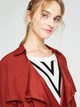 Тренч Vero Moda 317317513 L (70482L) Червоний - зображення 3